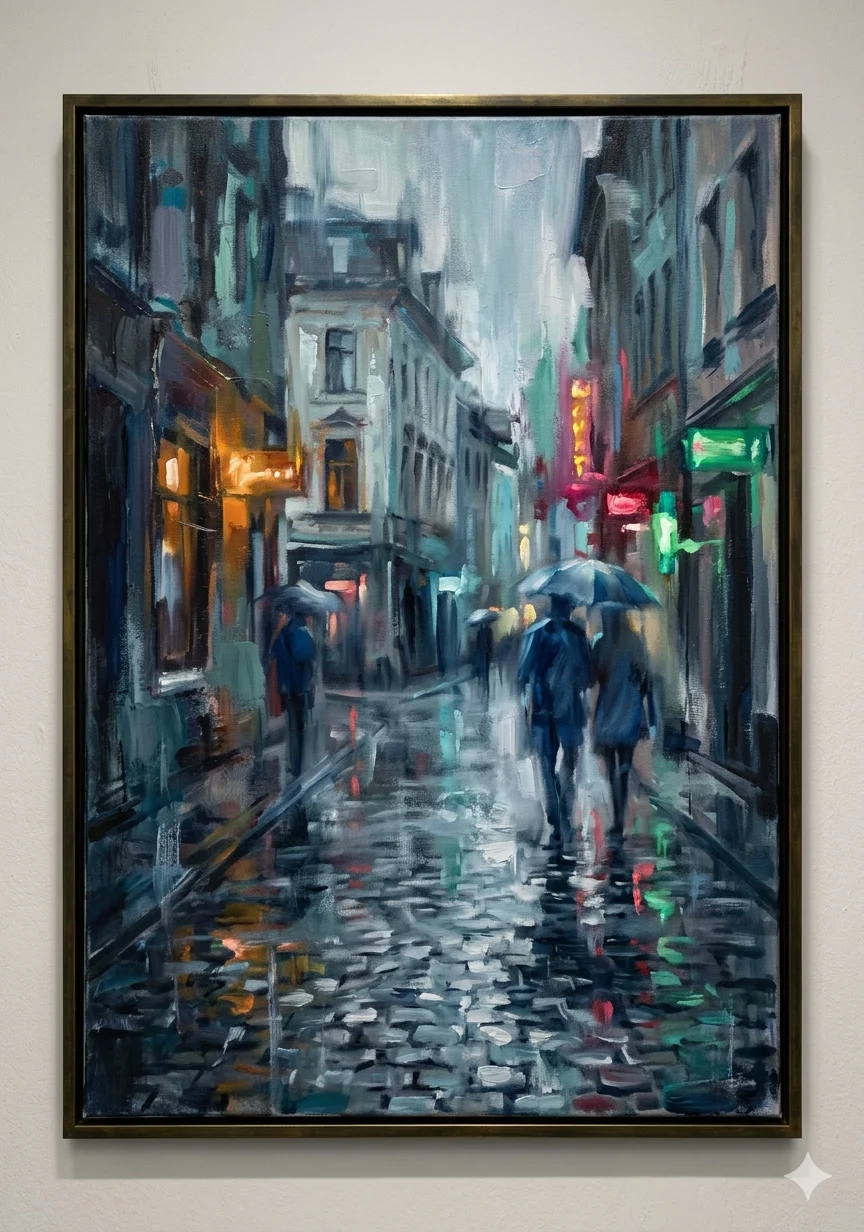 Rain on Lipscani